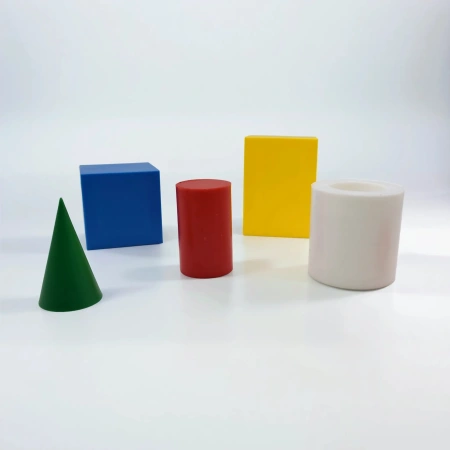 Набор геометрических тел демонстрационный (6 шт., пластик)