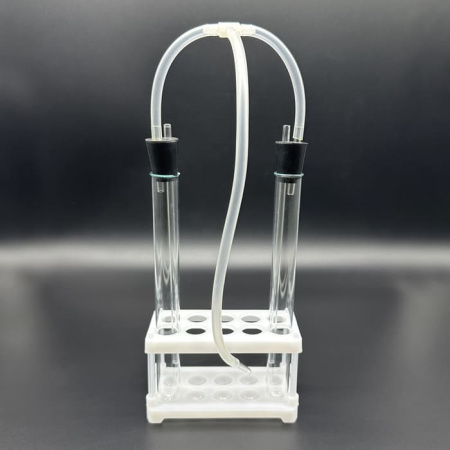 Прибор для сравнения углекислого газа во вдыхаемом и выдыхаемом воздухе