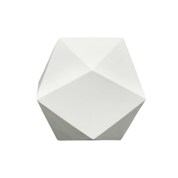 Гипсовая фигура ИКОСАЭДР 15 см 